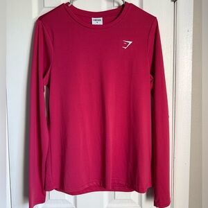 Gymshark Fuscia Long Sleeve Top